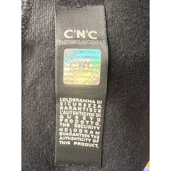 VTG CNC Angels LS Size 2XL Black White Embroidered Eagle & Patches 100% Cotton - Picture 7 of 10